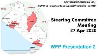 Household Food Support Programme in Liberia: Caseload Estimation and Targeting Approach