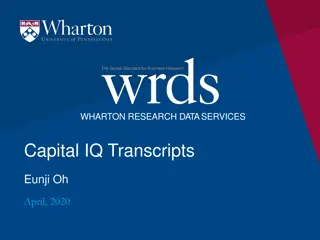 Overview of Capital IQ Transcripts: Data Collection and Coverage