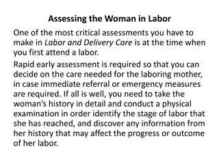 Rapid Assessment of a Woman in Labor