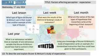 Factors Affecting Perception Expectation