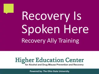 Empowering Recovery Allies: A Comprehensive Training Overview