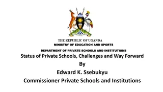 Challenges and Solutions for Private Schools in Uganda