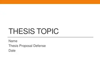 Comprehensive Thesis Proposal: Impact Analysis of Public Health Programming