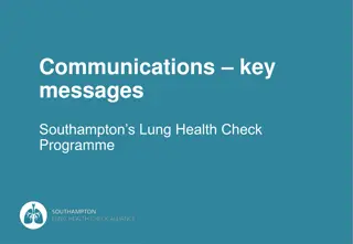 Southampton Lung Health Check Programme Overview