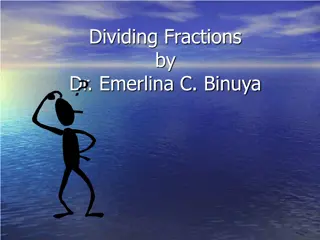 Mastering Fraction Division with Dr. Emerlina C. Binuya