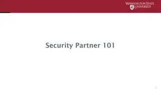 Roles of a Security Partner