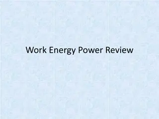 Work, Energy, and Power in Physics