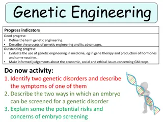 Genetic Engineering: From Basics to Applications