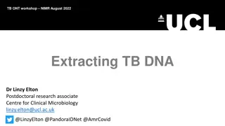 TB ONT Workshop NIMR August 2022: Extracting TB DNA Insights