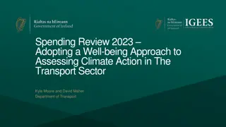 Assessing Well-being Impact of Climate Action in Transport Sector