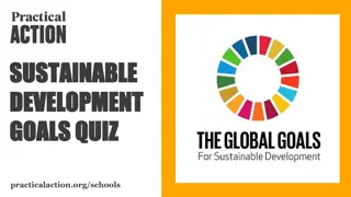 Sustainable Development Goals (SDGs) Quiz - Test Your Knowledge