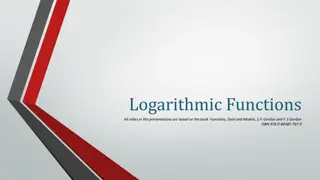 Understanding Logarithmic Functions with Examples