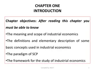 Overview of Industrial Economics: Scope, Evolution, and Challenges