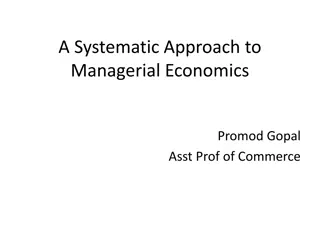 Managerial Economics: A Comprehensive Overview
