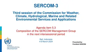 SERCOM-3 Management Group Composition Proposals 2024-2027