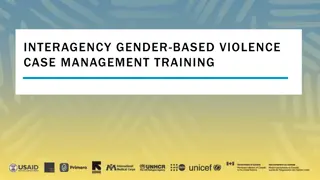 Gender-Based Violence and LGBTI Identities in Interagency Case Management Training