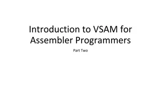 VSAM Logical Record Access Methods