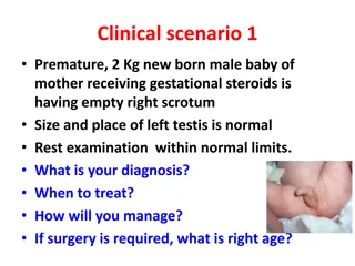 Undescended Testes: Clinical Scenarios, Diagnosis, and Management