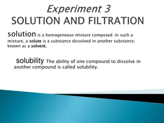 Solubility of Organic Compounds