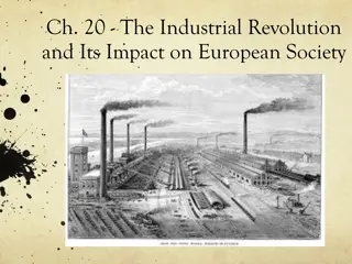 Impact of Industrial Revolution on European Society