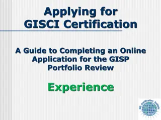 Guide to GISCI Certification Application Process