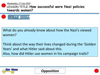 Nazi Policies Towards Women: A Critical Analysis