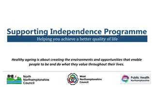 Supporting Independence Programme for Healthy Ageing