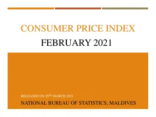 Consumer Price Index Report for February 2021 Released by National Bureau of Statistics, Maldives