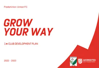 Piddlehinton United FC 2022-2023 Club Goals and Financial Planning