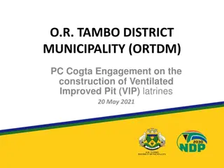 O.R. Tambo District Municipality Engagement on VIP Latrines Construction
