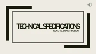Construction Project Specifications and Requirements