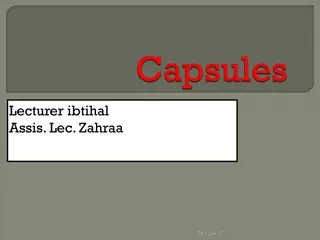 Gelatin Capsules in Pharmaceutical Formulations