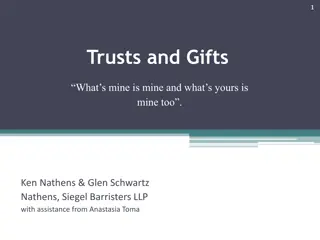 Understanding Trusts and Gifts in Family Law