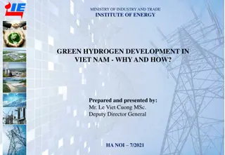 Green Hydrogen Development in Vietnam: Challenges and Opportunities