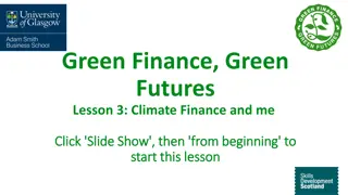 Climate Finance in Green Futures