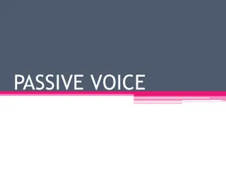 Understanding Passive Voice in English Grammar