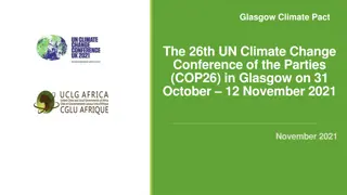 Based on the provided content, here are the requested items:

 Glasgow Climate Pact COP26: Key Outcomes and Commitments
