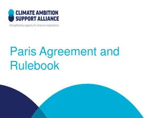 International Climate Agreements and Governance