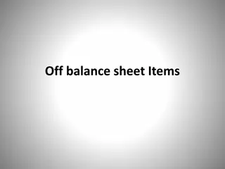 Off-Balance Sheet Items in Banking Activities