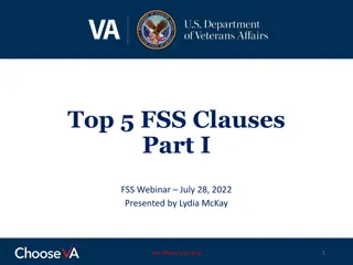 Top 5 FSS Clauses for Federal Supply Schedule Contracts