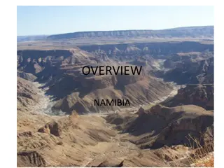 Current and Future Developments in Namibia - Overview