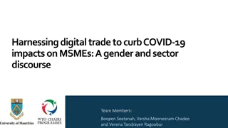 Harnessing Digital Trade for MSMEs in the COVID-19 Era: Gender and Sector Discourse