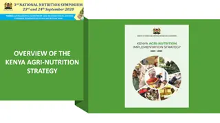 Kenya Agri-Nutrition Strategy Overview