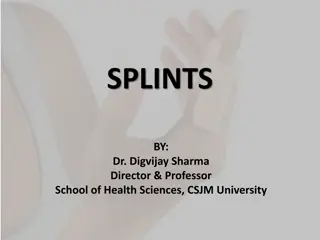 Splints: Types, Functions, and Applications in Rehabilitation