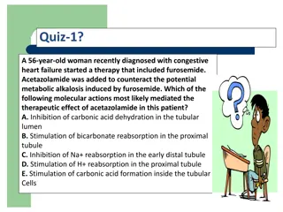 Pharmacology Quizzes on Diuretics and Their Clinical Applications