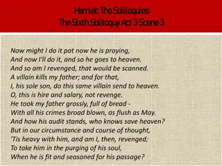 Analysis of Hamlet's Sixth Soliloquy in Act 3, Scene 3