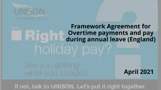 Framework Agreement for Overtime Payments and Annual Leave Pay in England (April 2021)