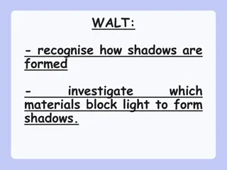 Shadows and Light Interaction for Kids