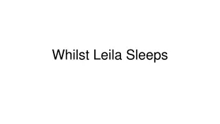 Exploring Emotions Through 'Whilst Leila Sleeps'