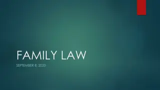 Evolution of Family Law: From Divorce Acts to Society's Changes